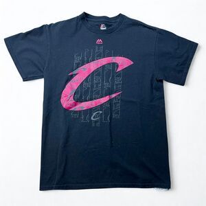 Cleveland Cavaliers T Shirt Men Medium NBA Graphic Logo Cotton Majestic